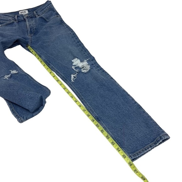 AGOLDE Riley High Rise Straight Crop in Whiplash 25 - Picture 5 of 9